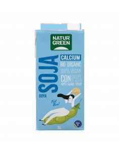 Bebida Soja Calcium Bio 1 Litro De Naturgreen