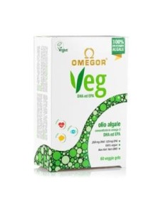 Omegor Veg Omega 3 Vegetal 60 Cápsulas  Uga Nutraceuticals