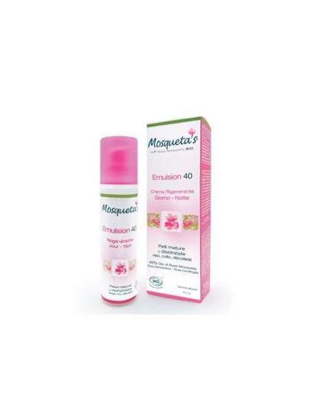 Rosa Mosqueta Emulsion 40 Regeneradora 50 Mililitros Bio Mosqueta´S