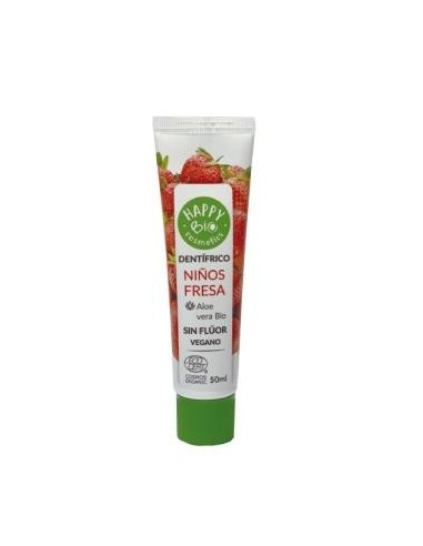 Dentifrico Niños Fresa Sin Fluor 50 Mililitros Eco Happy Bio