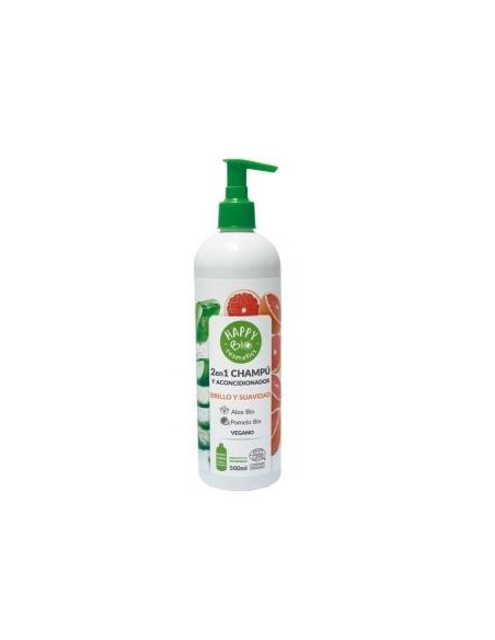 Champu-Acondicionador Pomelo-Aloe 500 Mililitros Eco Happy Bio