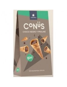Conus Chocolate Negro Y Praline 10Udsx70 Gramos Bio Rodellas