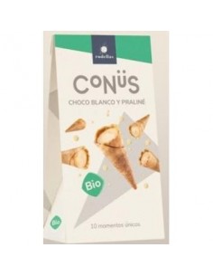 Conus Chocolate Blanco Y Praline 10Udsx70 Gramos Bio Rodellas