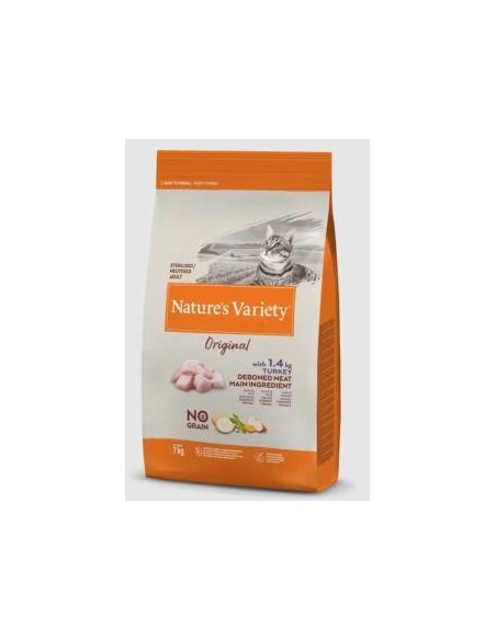 Nature´S Variety Feline Adult Steril  Pavo 7 Kilos Nature S Variety Vet