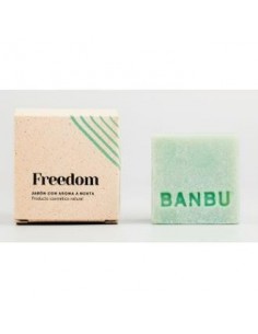 Freedom Jabon Corporal Solido Menta 100G Eco Vegan Banbu