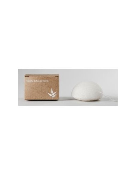 Konjac Esponja Facial Exfoliante Blanca 7 gramos de Banbu