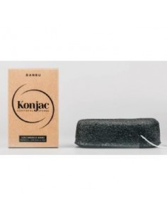 Konjac Esponja Corporal Exfoliante Negra 5 Gramos Banbu