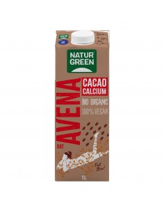 Bebida Avena Cacao Calcio Bio 1 Litro De Naturgreen