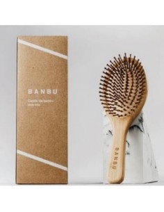 Banbu Cepillo De Bambu Y Caucho Natural Redondo. de Banbu