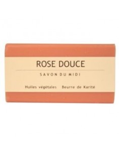 Jabon En Pastilla De Rosa Dul 100 Gramos Bio Savon Du Midi