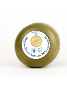 Jabon En Pastilla Alepo 24%+Laurel 100 Gramos Bio Savon Du Midi