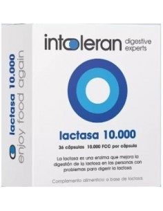 Intoleran Lactasa 10.000 36 Cápsulas  Intoleran