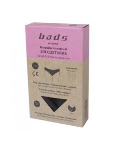 Braguita Menstrual Negra Sin Costura Talla S. Bads