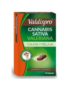 Valdispro Cannabis Sativa + Valeriana 24 Cápsulas  Valdispert