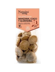 Galletas De Avena Manzana Coco Y Almendra 200 Gramos Natwins