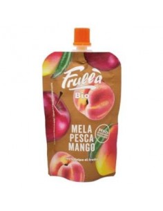Pure De Manzana Melocoton Y Mango 100 Gramos Bio Frulla