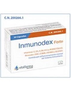 Inmunodex Forte 30 Cápsulas  Vitalfarma
