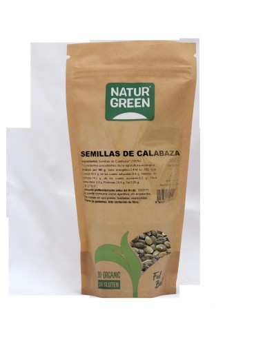 Semillas De Calabaza Bio 450 Gramos De Naturgreen