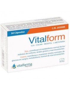 Vitalform 30 Cápsulas  Vitalfarma