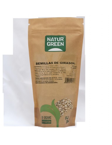 Semilla De Girasol Bio 450 Gramos De Naturgreen