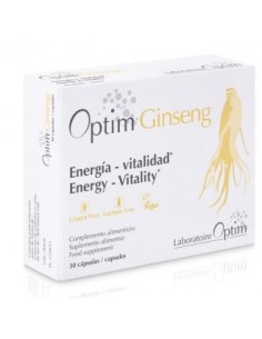 Optim Ginseng 30 Cápsulas  Optim Laboratoire
