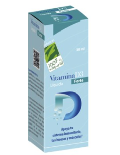 Vitamina D3 Líquida Forte. Frasco de 30ml