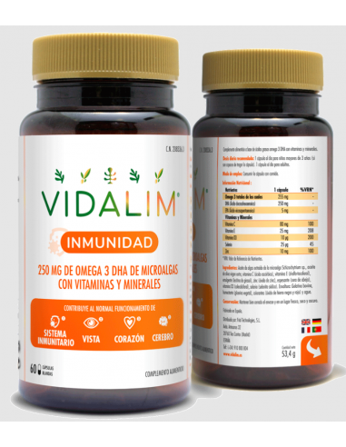 Vidalim Imunidade 60 Cápsulas Vidalim
