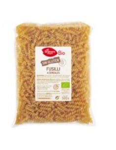 Fusilli De 4 Cereales Sin Gluten Bio, 500 G de El Granero Integral