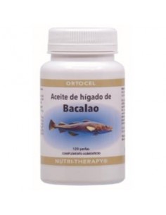 Aceite Higado De Bacalao 120 Perlas Ortocel Nutri-Therapy