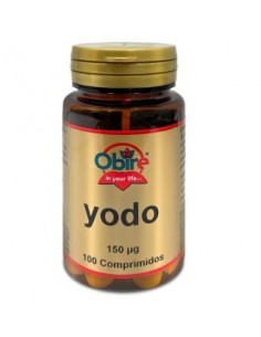 Yodo 150 mcg 100 comprimidos de Obire