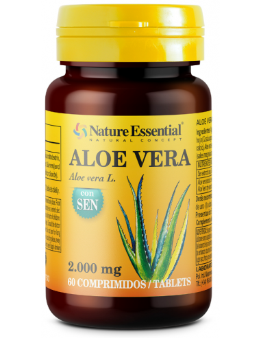 Aloe vera 2000 mg con sen. 60 comprimidos