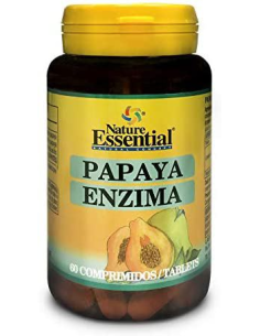 Papaya enzyma. Papaina (6.000 USP/mg). 60 comprimidos