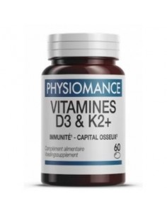 Physiomance Vitamina D3+K2 60 Cápsulas  Therascience