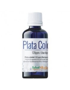 Plata Coloidal 120Ppm 50 Mililitros Saludalkalina