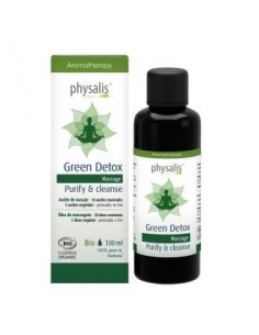 Green Detox Purifica Y Limpia Aceite Masaje 100Ml. de Physalis