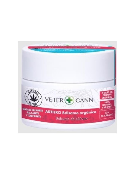 Arthro Balsamo Organico De Masaje 50 Mililitros Vetercann Vet