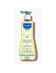 Stelatopia Aceite Baño-Ducha Bebe-Niño 500 Mililitros Mustela