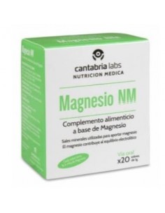 Magnesio Nm 20 Sobres Nutricion Medica