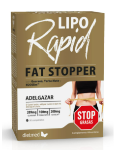 Liporapid Fat Stopper  30 Comprimidos De Dietmed