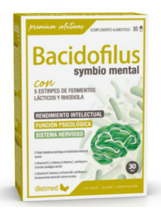 Bacidofilus Symbio Mental  30 Capsulas De Dietmed