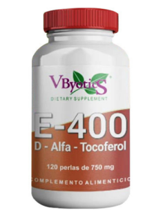 Vitamina E 400 120Perlas de...