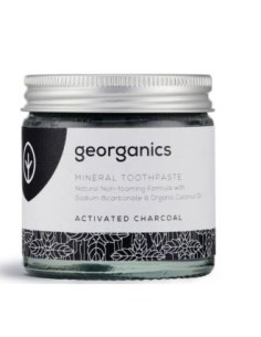 Dentifrico Mineral Carbon Activado Crema 60 Mililitros Georganics