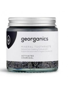Dentifrico Mineral Carbon Activado Crema 120 Mililitros Georganics