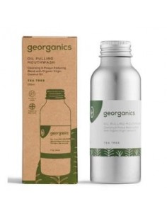 Enjuage Bucal Con Aceite Arbol Del Te 100 Mililitros Georganics