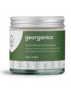 Dentifrico Mineral Arbol Del Te Polvo 60 Mililitros Georganics