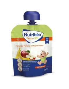 Nutriben Fruta And Go !Manzana-Platano 90 Gramos Nutriben