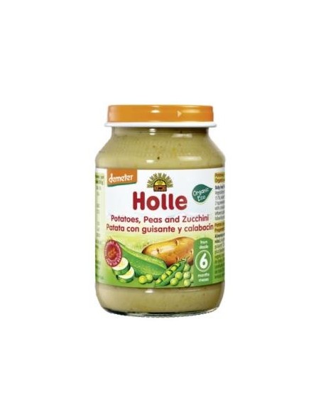 Potito Patata Guisantes Y Calabacin 6Meses 190 Gramos Holle