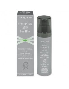 Acido Hialuronico Hombre Crema Cara 24 Horas 50 Mililitros L´Erbolario