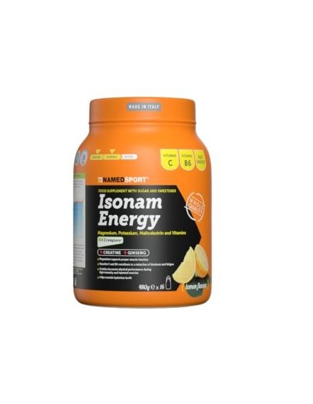 Isonam Energy Lemon 480 Gramos Named Sport