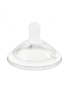 Tetina Nf Step Up 3 B/Ancha Sili Fluj Rapi +6M 2Un Chicco